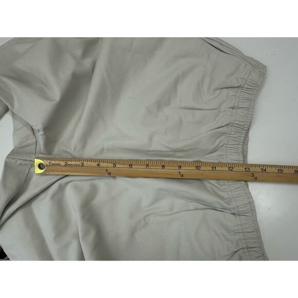 Appleseeds Womens Pants Size 16 Petite Stone Elastic Waist Pull On - Picture 8 of 12